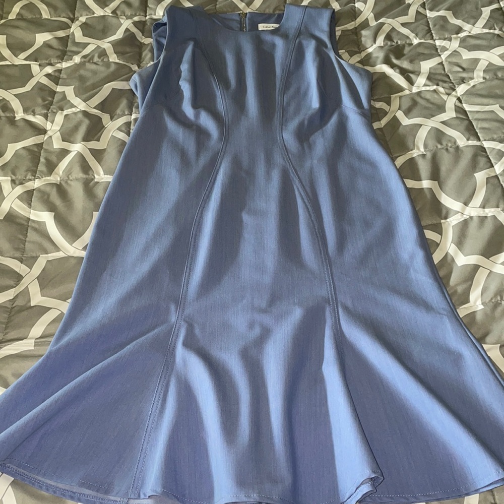 Calvin Klein Periwinkle or Lilac Midi Dress